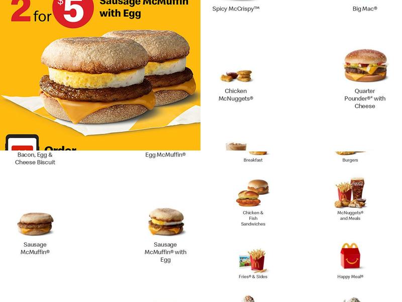 McDonald's Menu