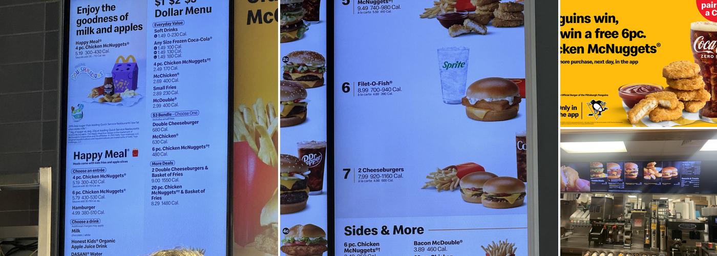 McDonald's Menu