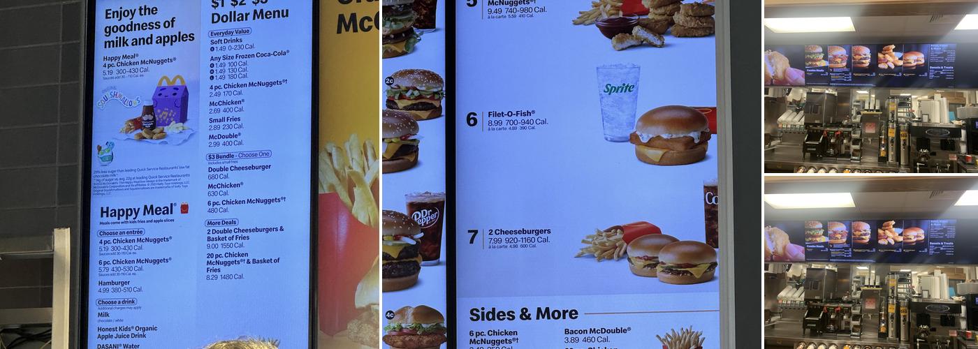 McDonald's Menu