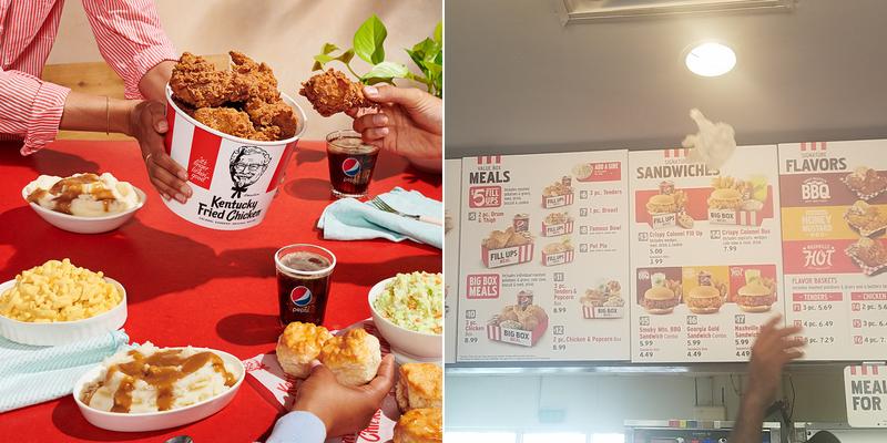 KFC Menu