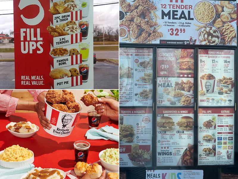 KFC Menu