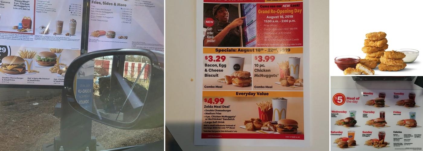 McDonald's Menu