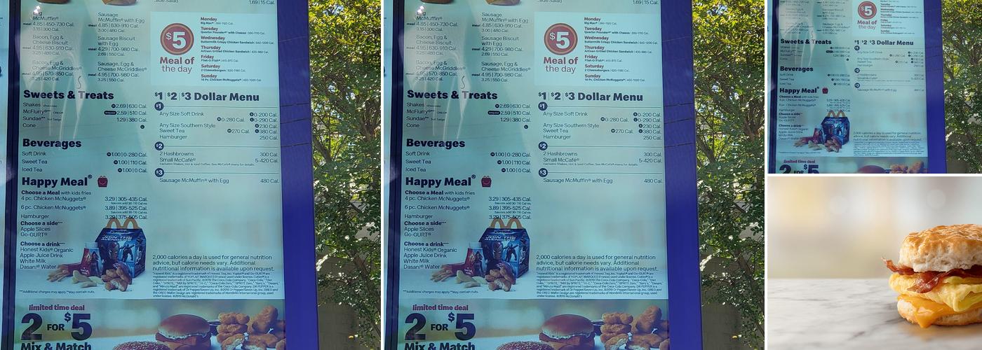 McDonald's Menu