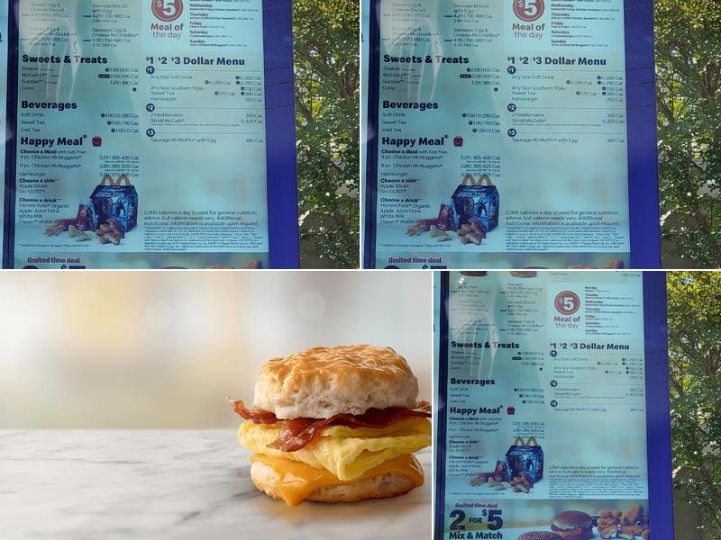 McDonald's Menu