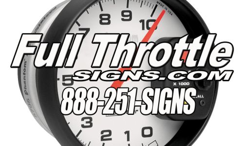 Full Throttle Signs Clearfield