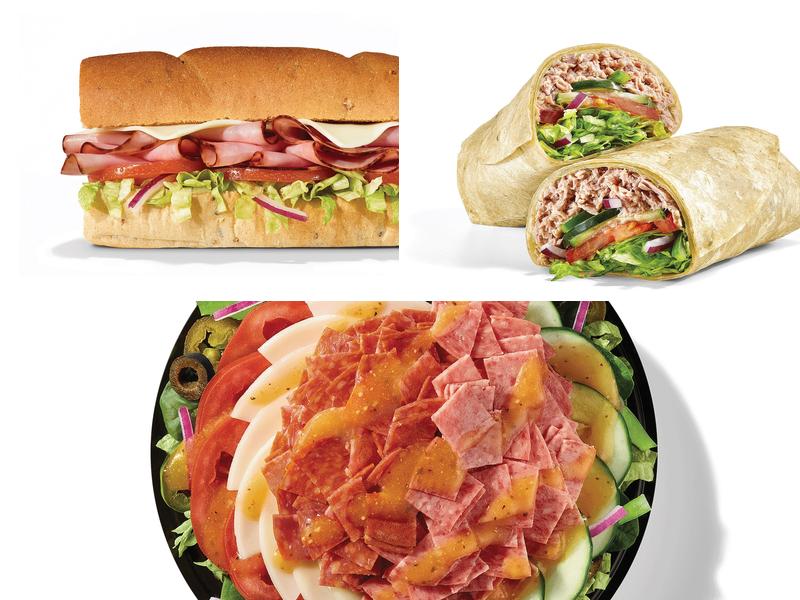 Subway Menu