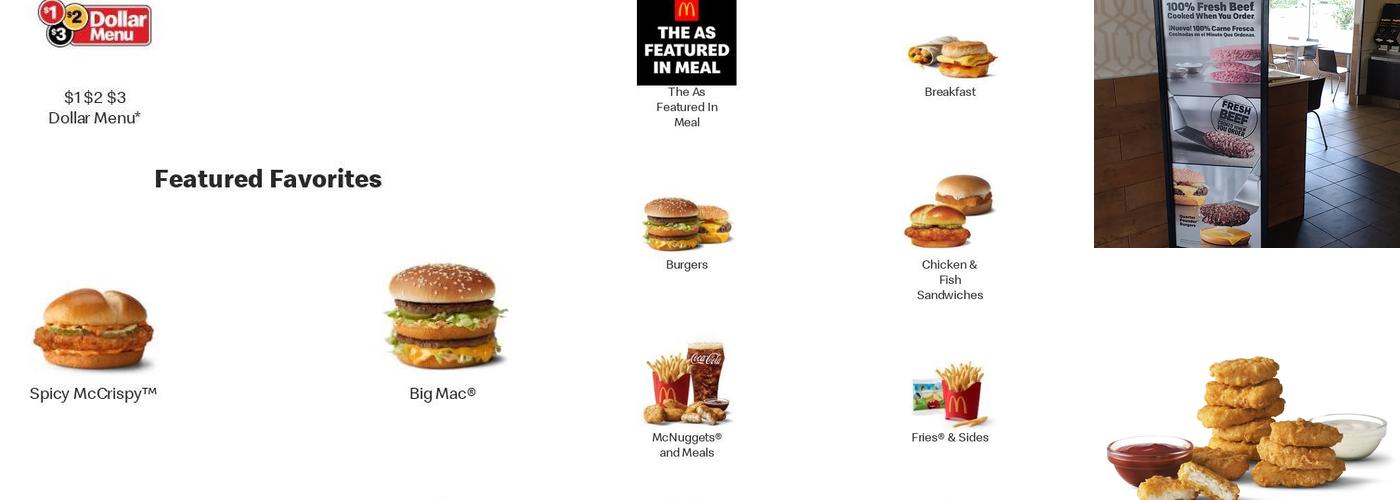 McDonald's Menu