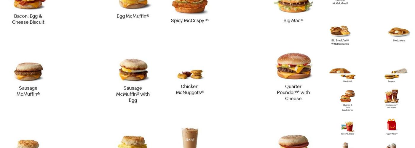 McDonald's Menu