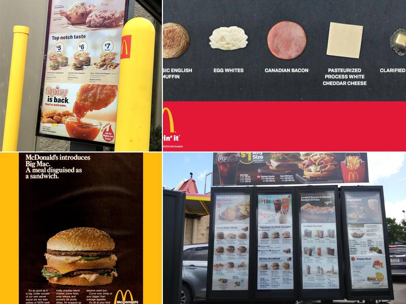 McDonald's Menu