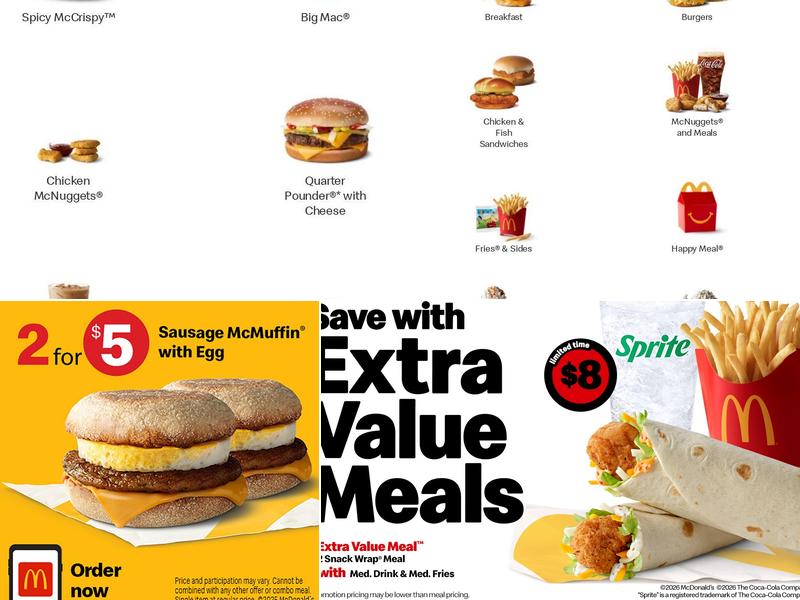 McDonald's Menu