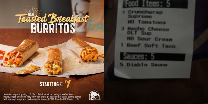 Taco Bell Menu