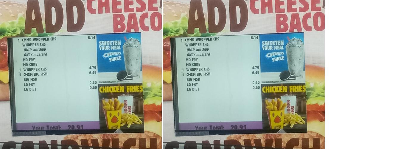 Burger King Menu