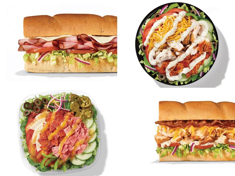 Subway Menu
