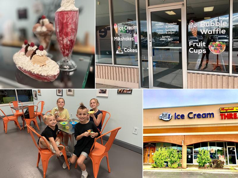 Blue Pineapple Ice Cream Shop