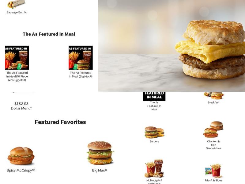 McDonald's Menu