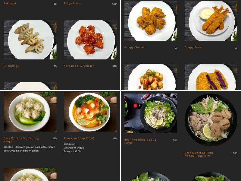 Chopstix Menu