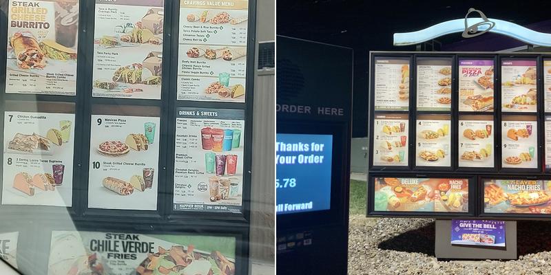 Taco Bell Menu