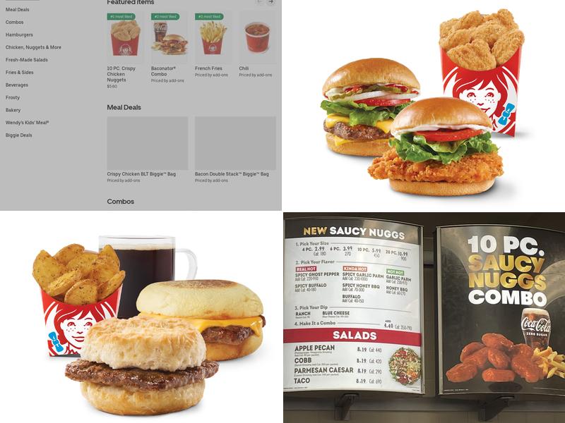 Wendy's Menu