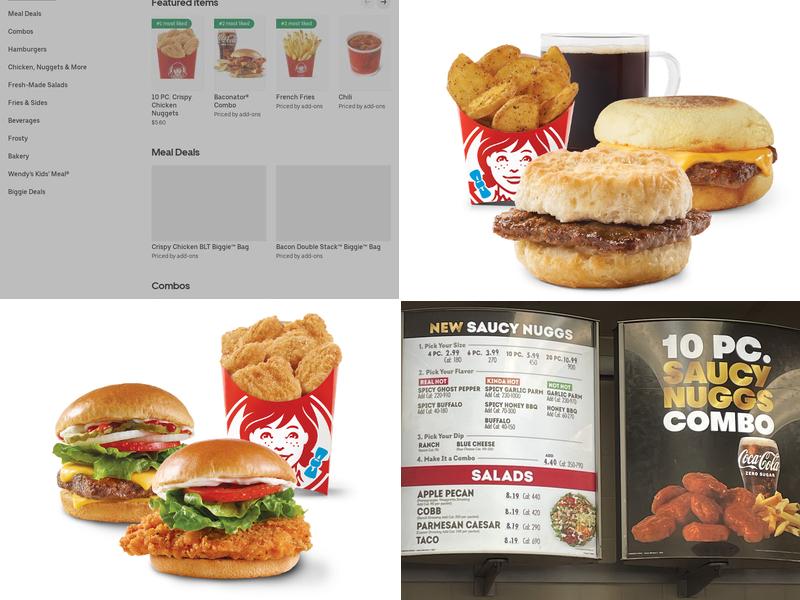 Wendy's Menu
