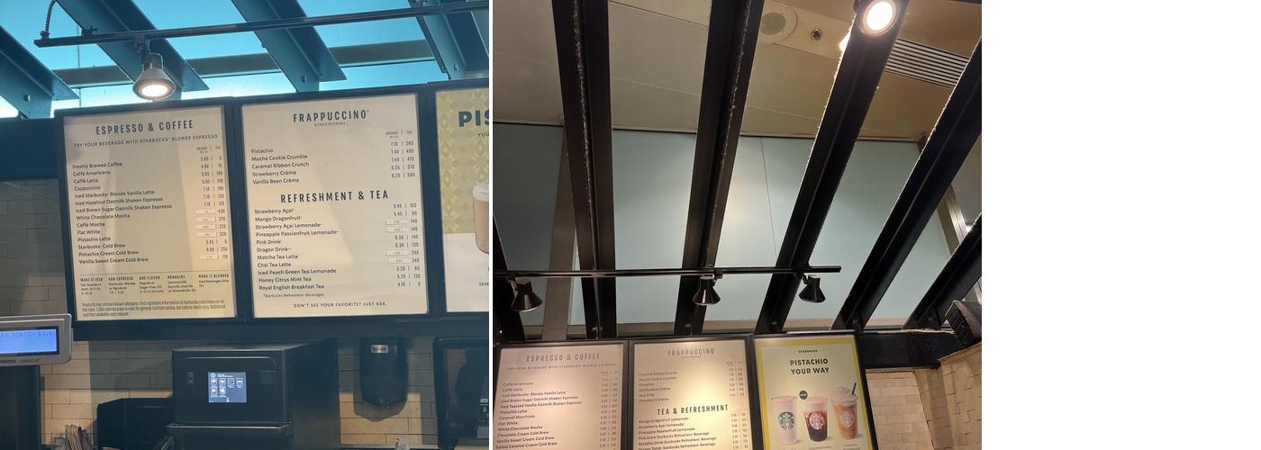 Starbucks Menu
