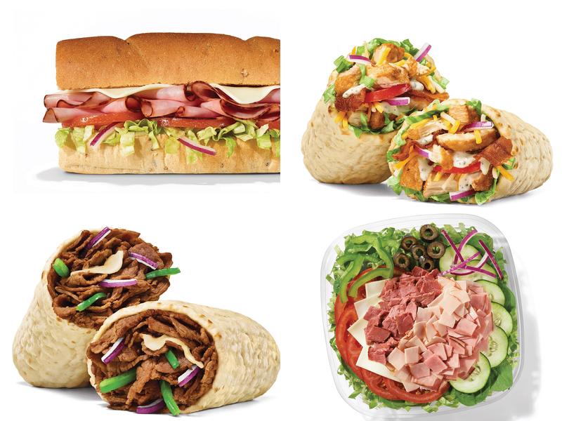 Subway Menu