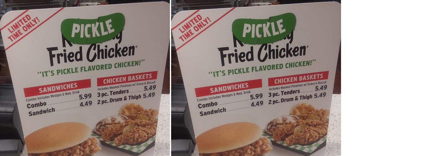 KFC Menu
