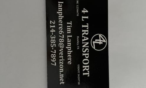 4 L Transport 6977 Co Rd 332, Hawley Texas 79525