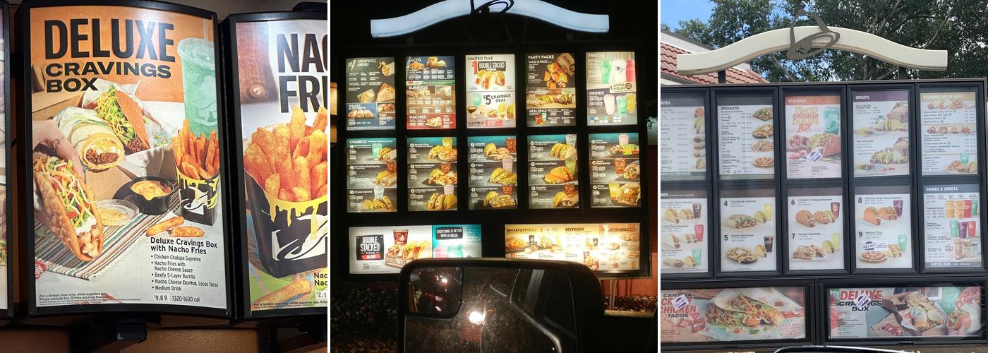 Taco Bell Menu