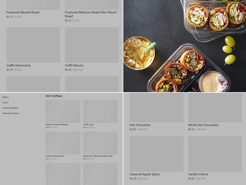 Starbucks Menu