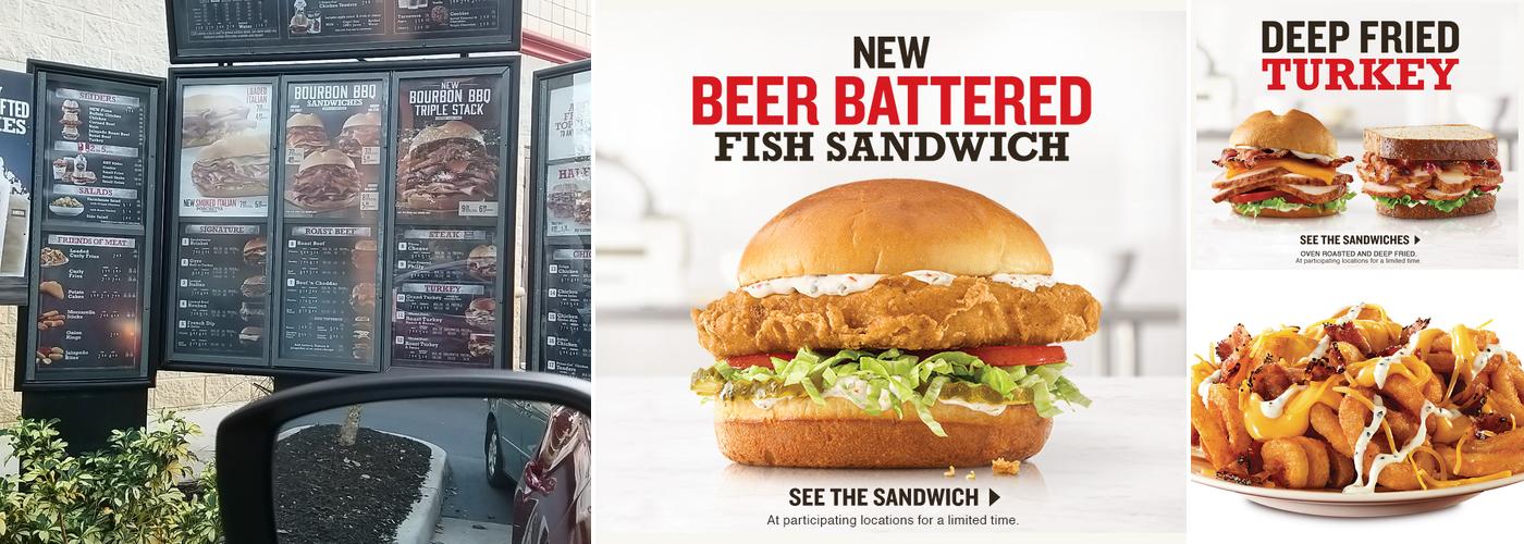 Arby's Menu