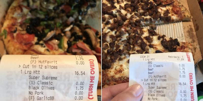Pizza Hut Menu