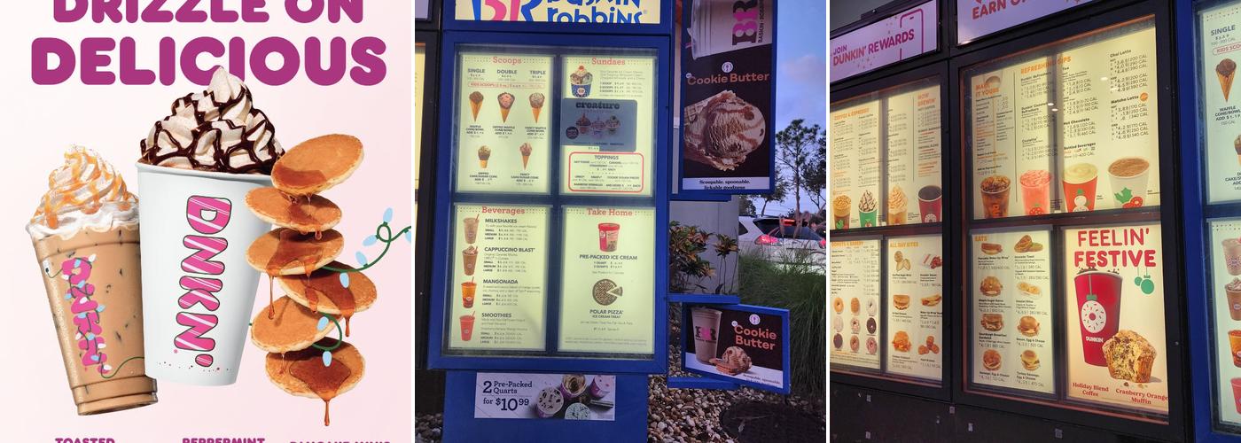 Dunkin' Menu