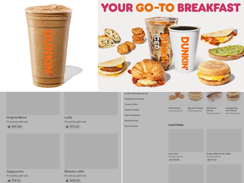 Dunkin' Menu