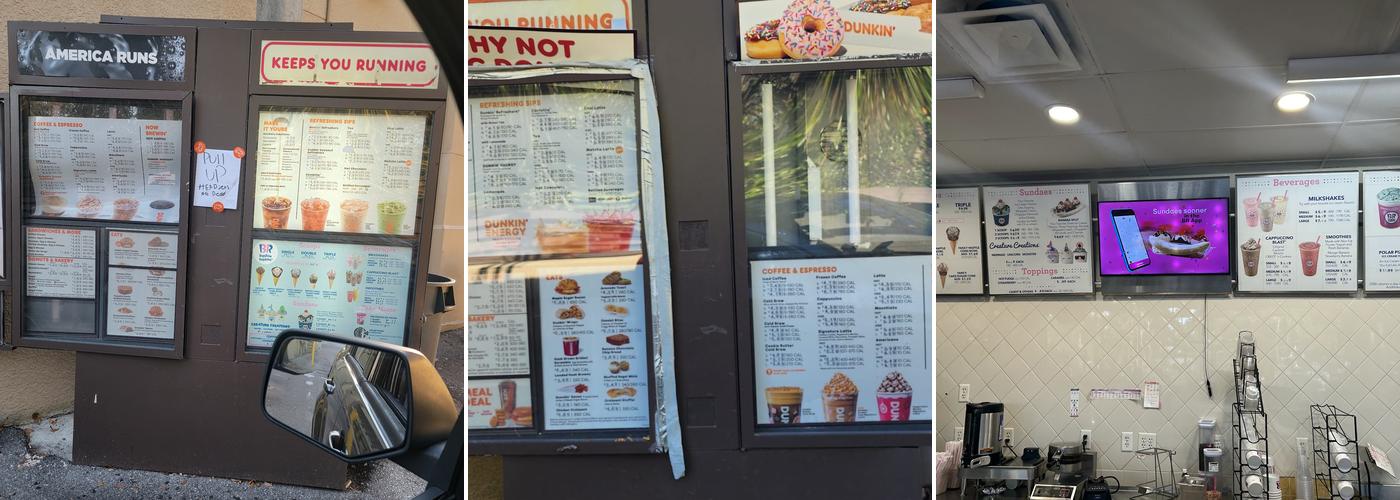 Dunkin' Menu