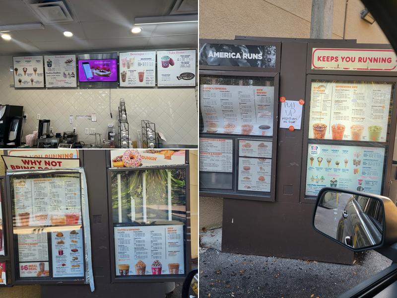 Dunkin' Menu