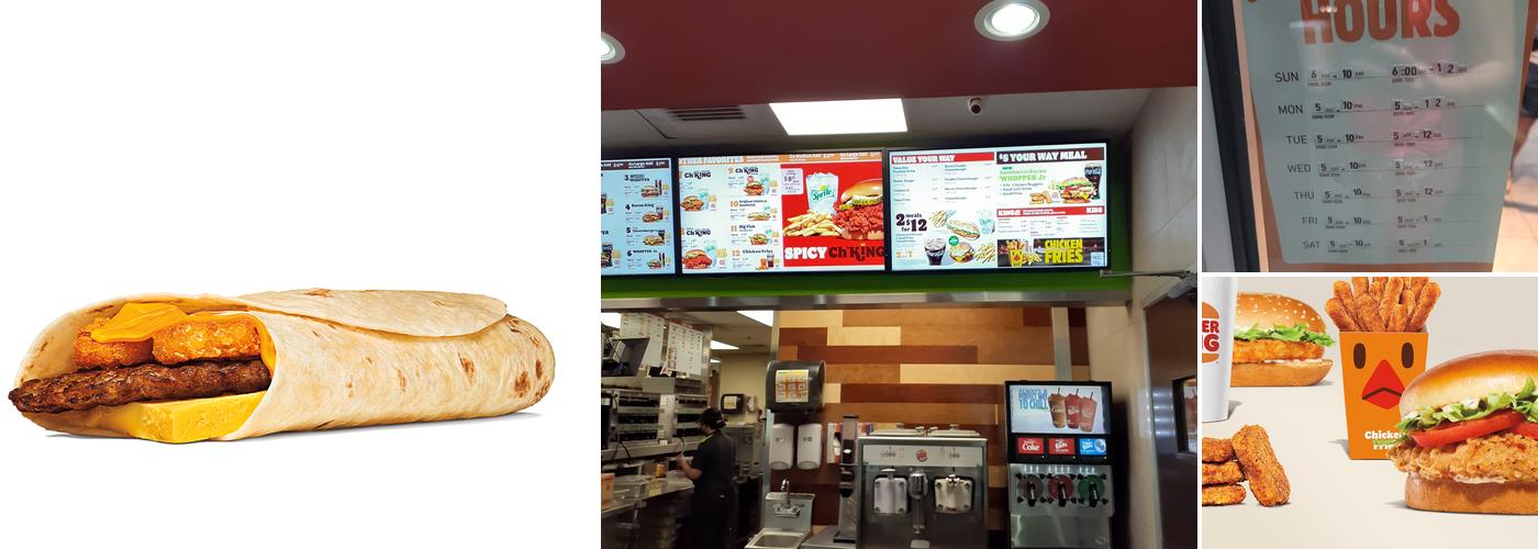 Burger King Menu
