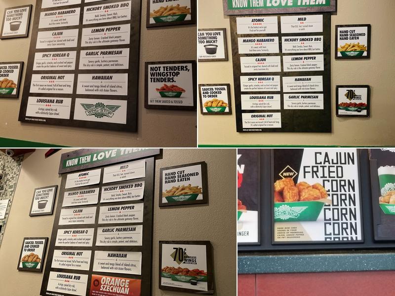 Wingstop Menu