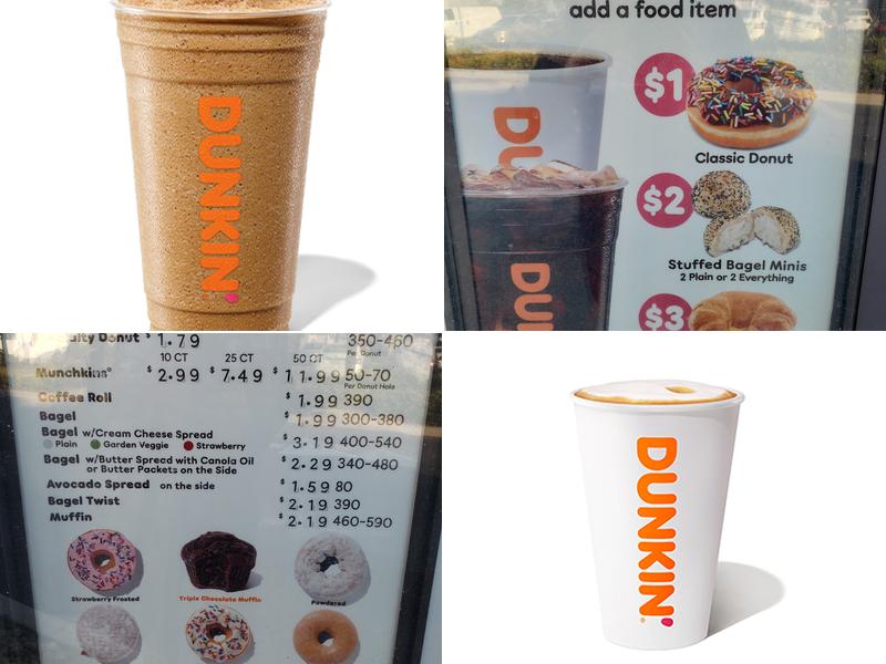 Dunkin' Menu