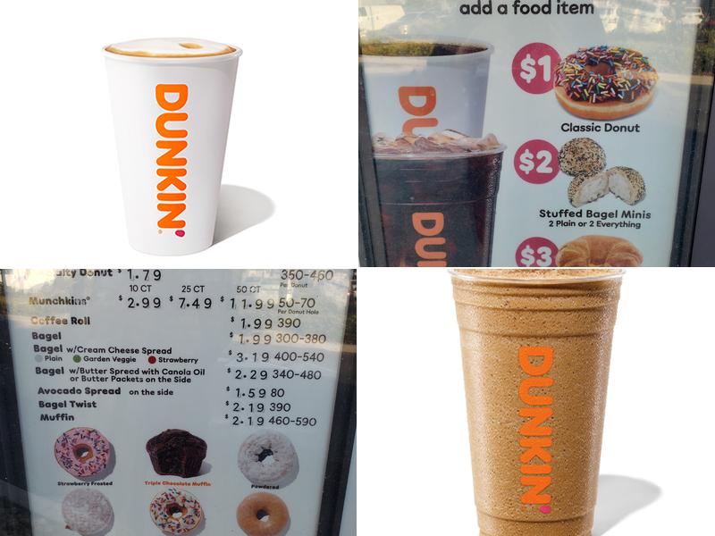 Dunkin' Menu