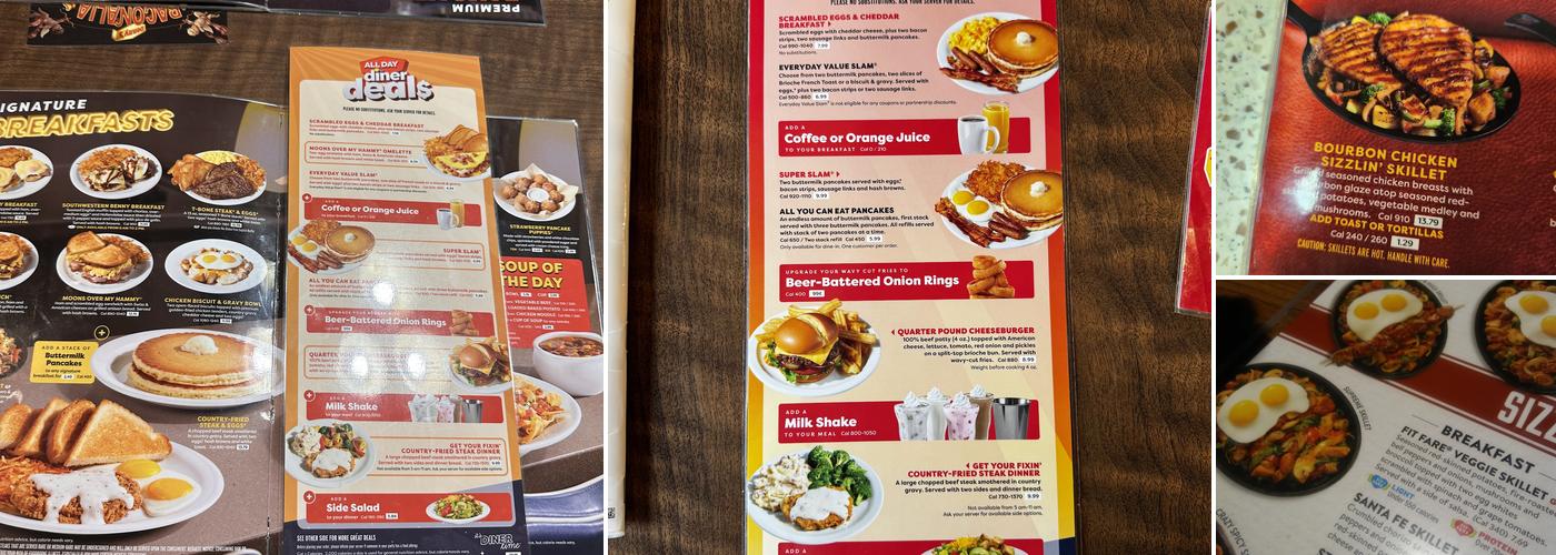 Denny's Menu