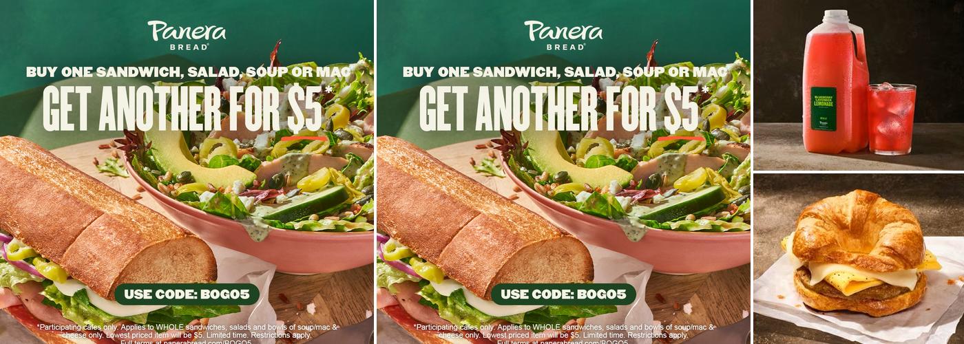 Panera Bread Menu