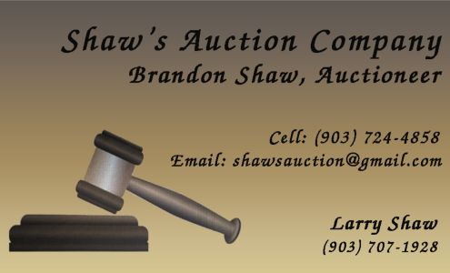 Shaw?s Auction Company Elkhart