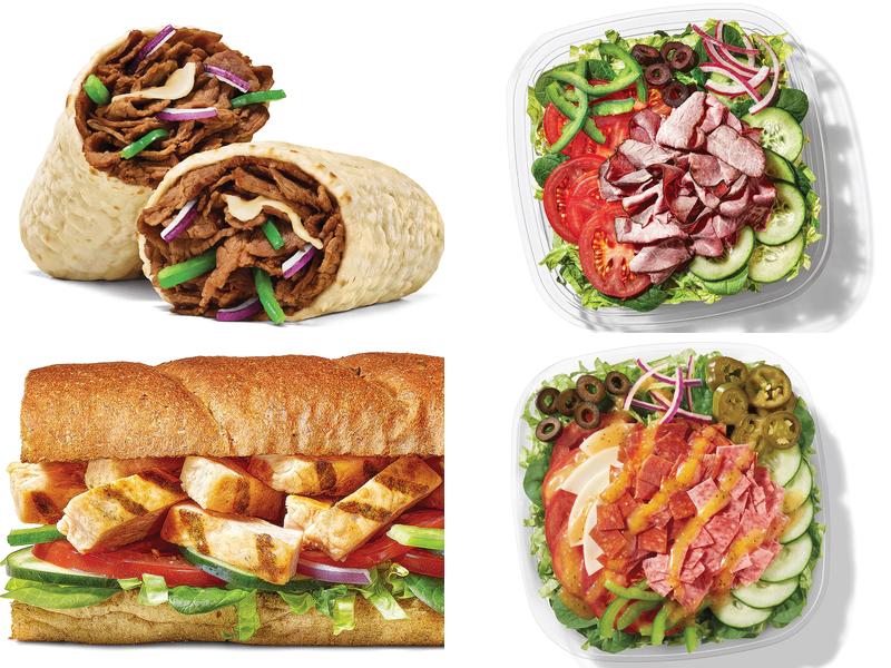 Subway Menu