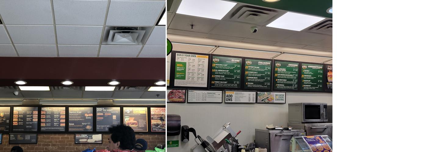 Subway Menu