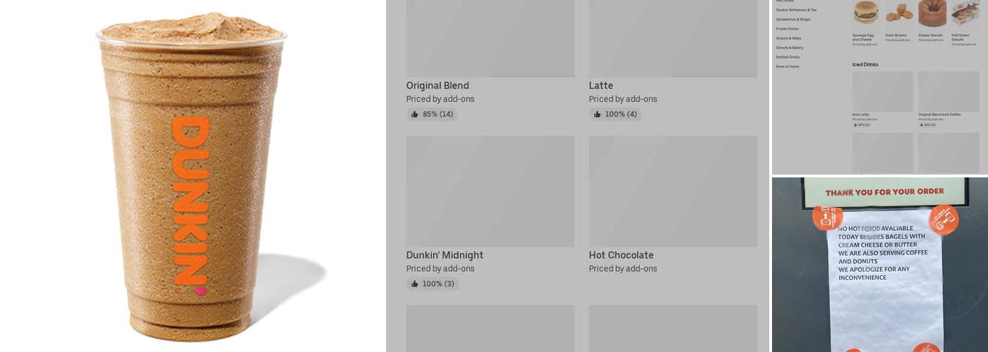 Dunkin' Menu