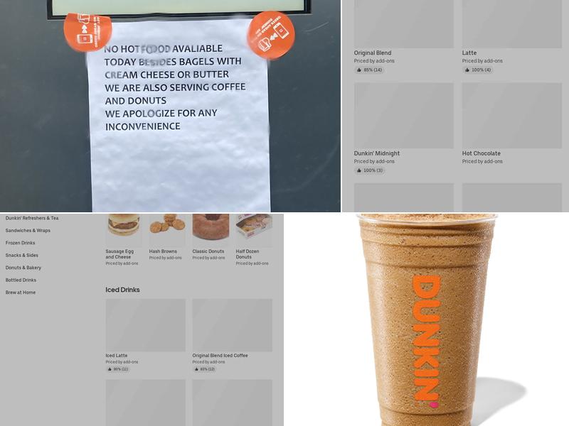 Dunkin' Menu