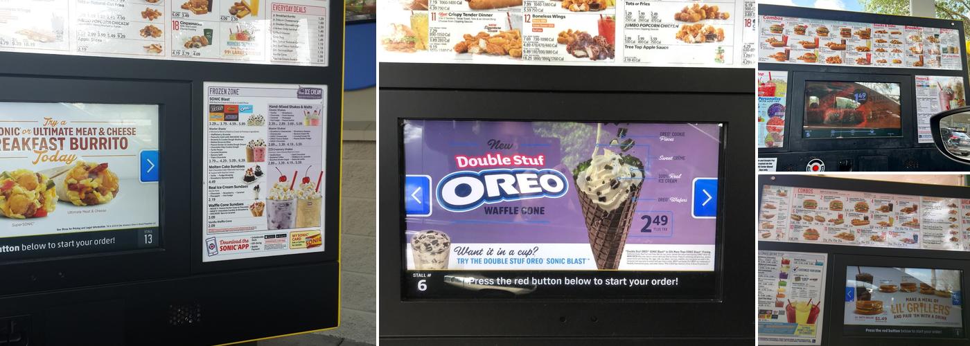 Sonic Drive-In Menu
