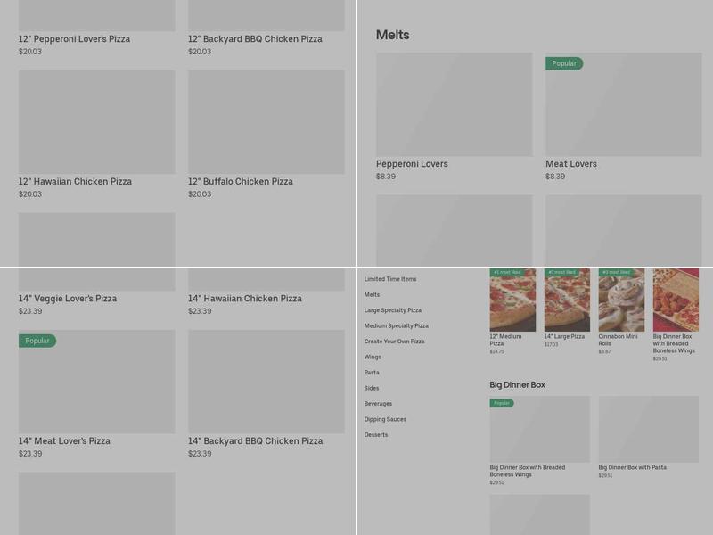 Pizza Hut Menu