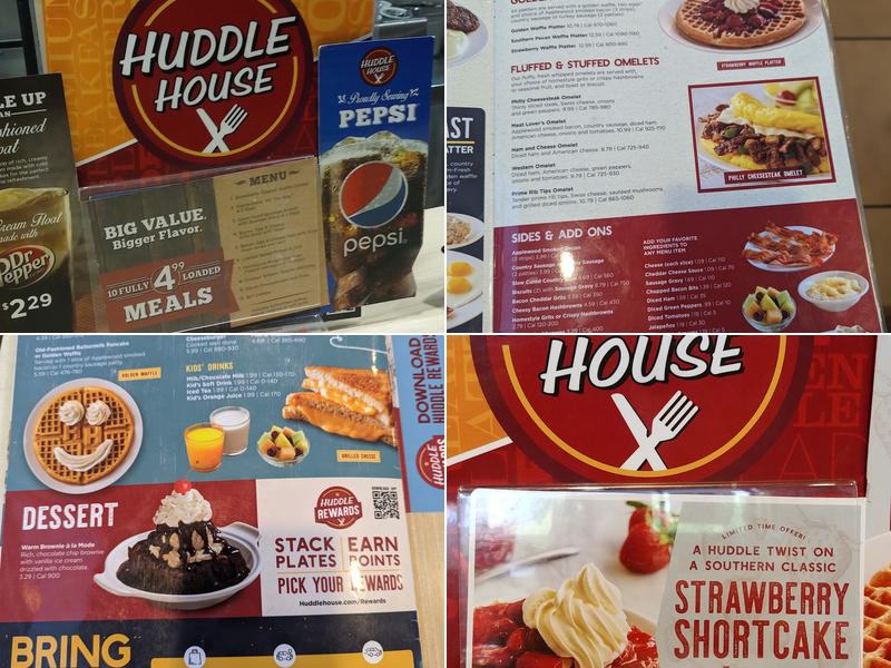 Huddle House Menu