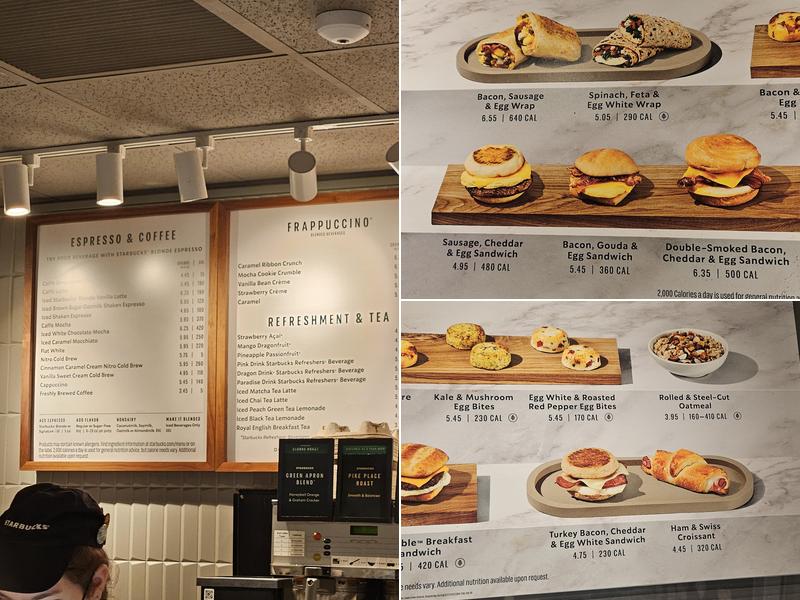 Starbucks Menu